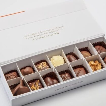 Assortiment pralinés artisanaux suisses