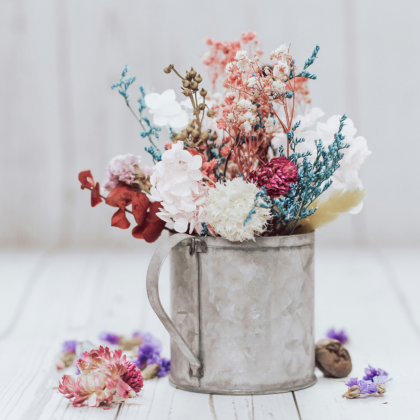 Fleurs bohèmes séchées